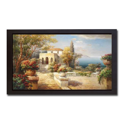 Black floater framed - black, floater-framed